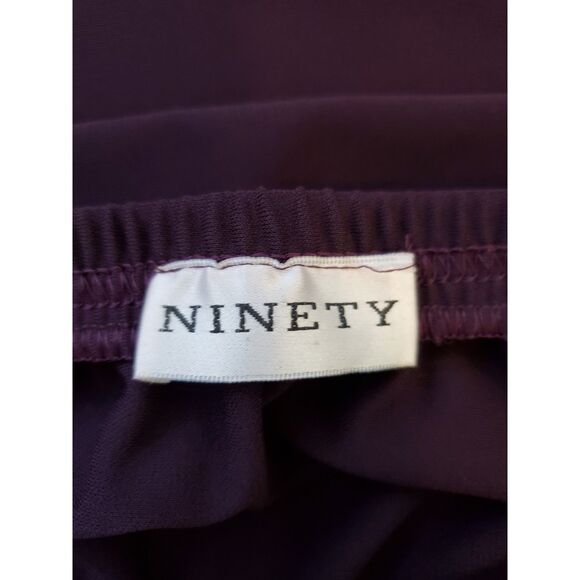 Vintage 90's Ninety Purple Eyelet Maxi Skirt - Picture 7 of 7